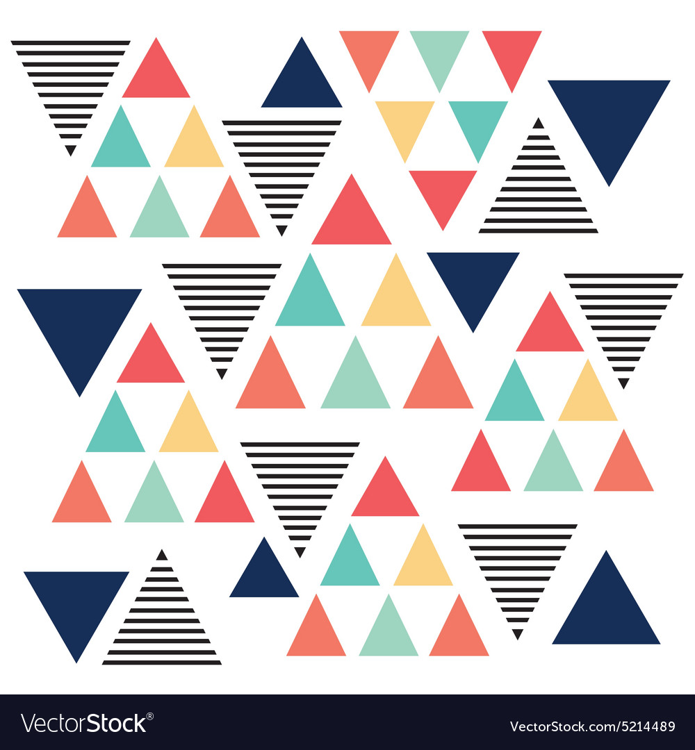 Triangle pattern color variation