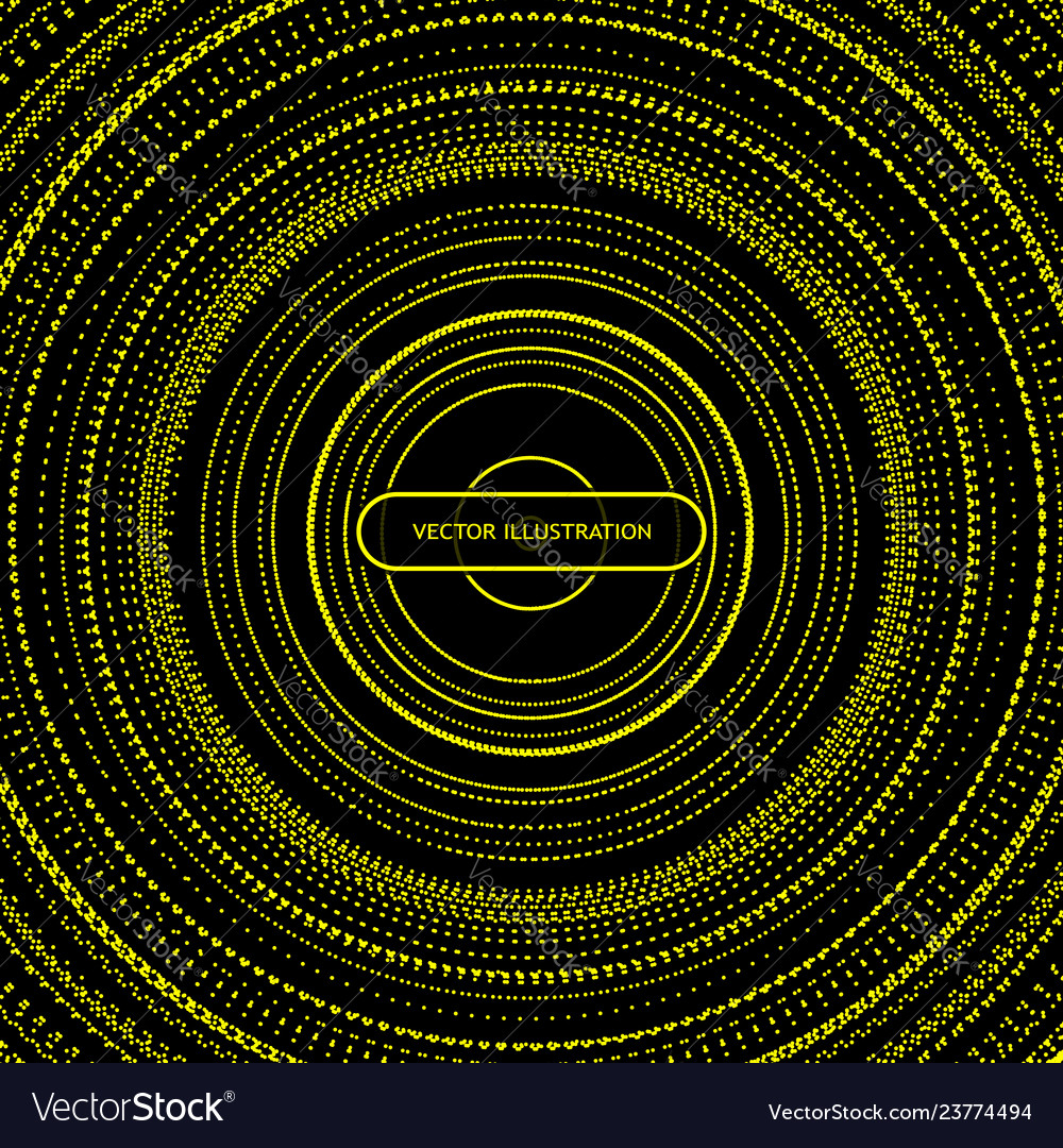 Array with particles abstract dynamic background