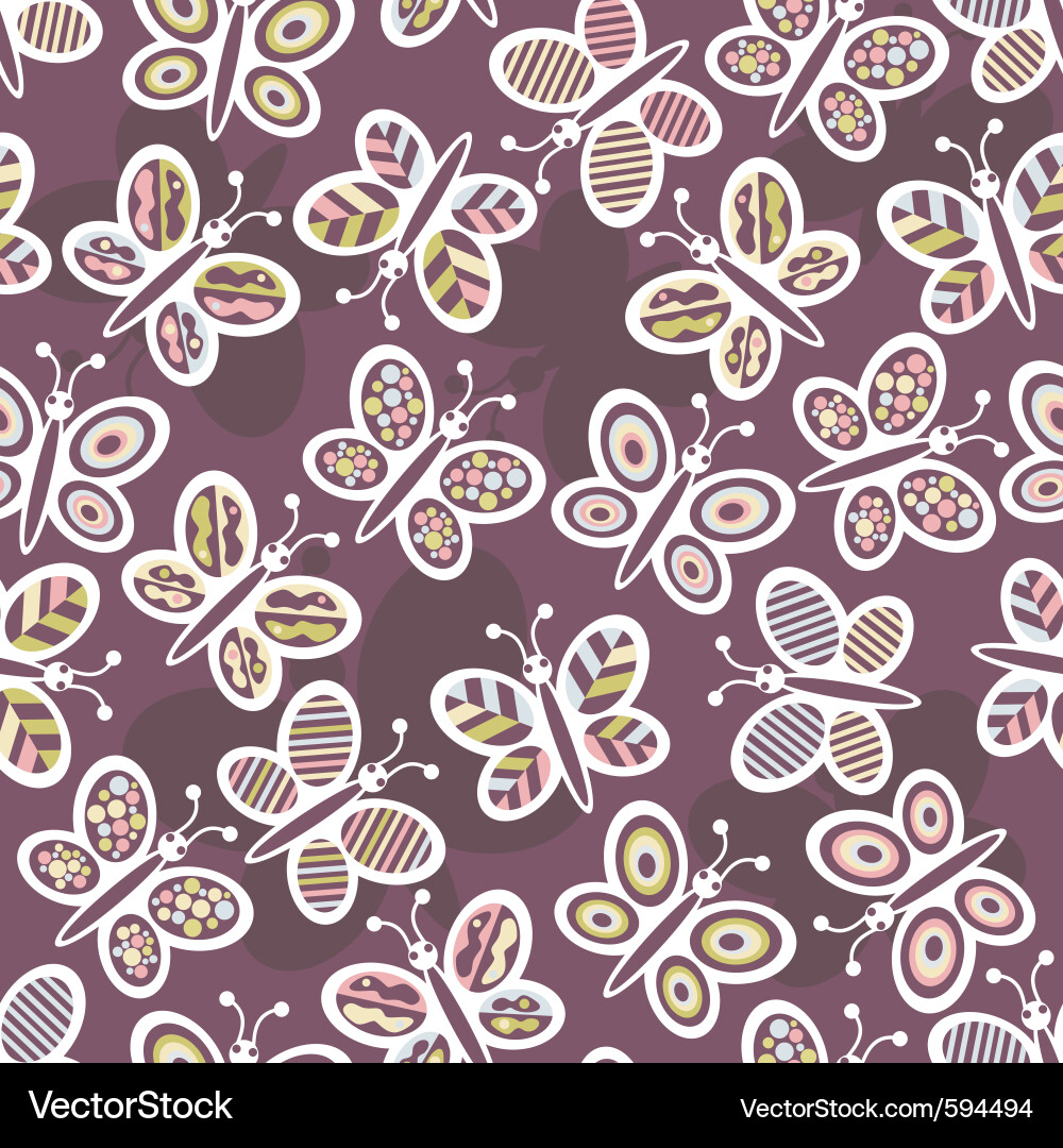 Butterfly background Royalty Free Vector Image