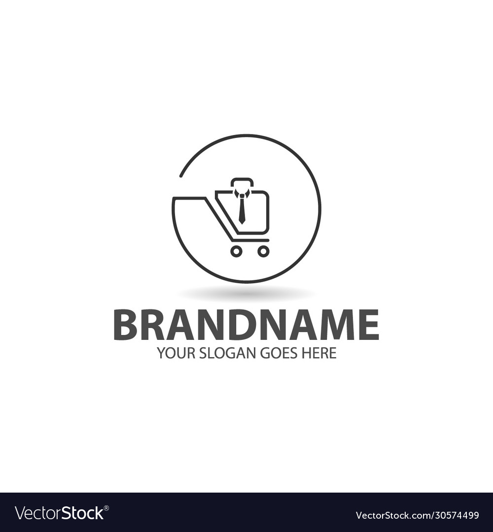 Cart education online shopping logo design