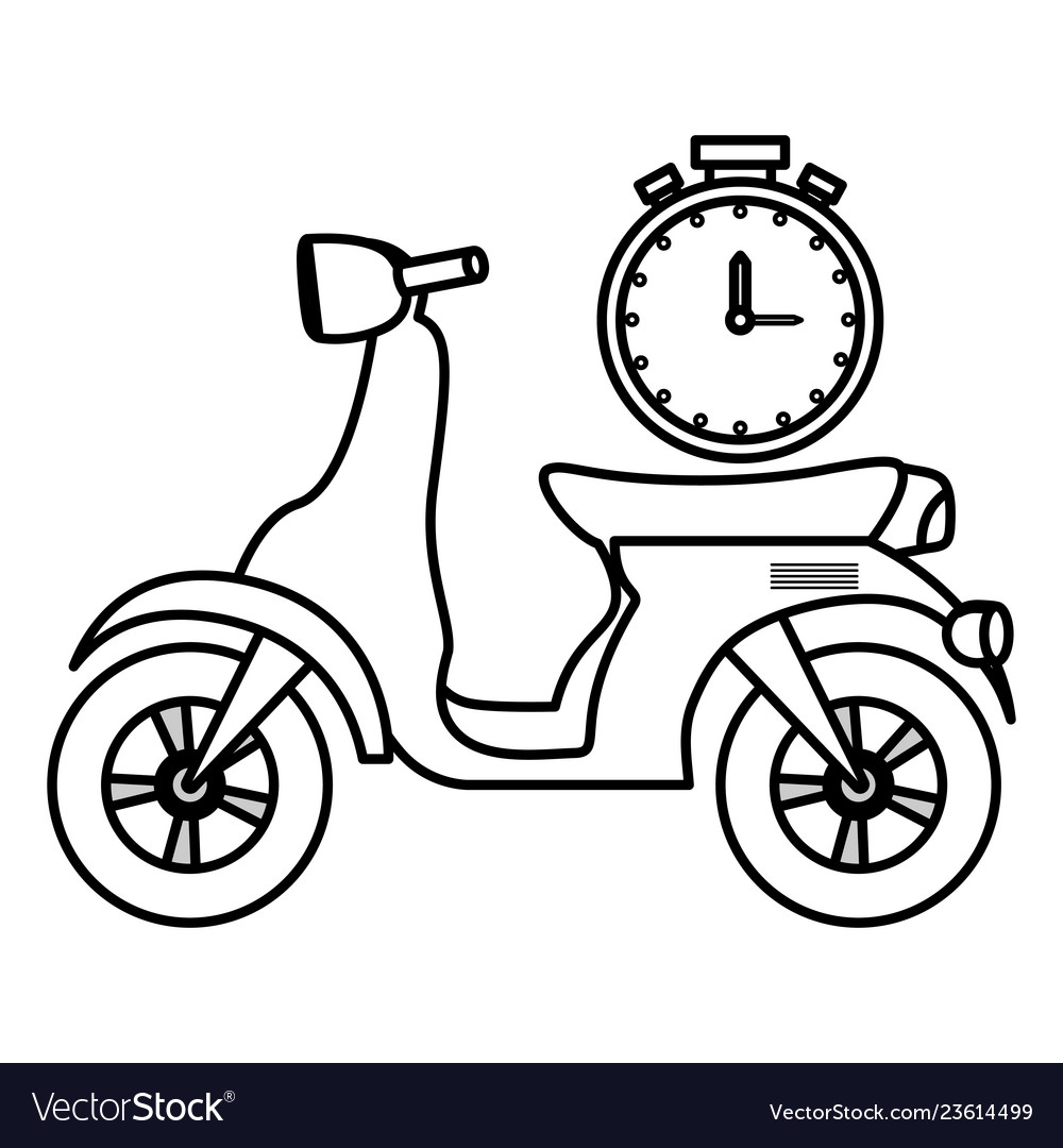 Motorcycle icon image Royalty Free Vector Image