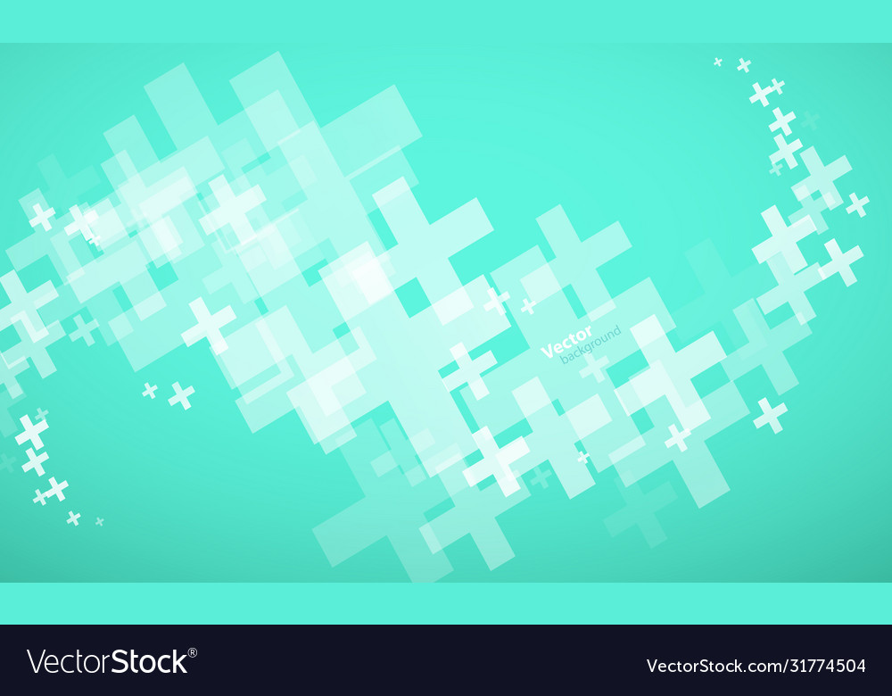 Abstract turquoise gradient background created