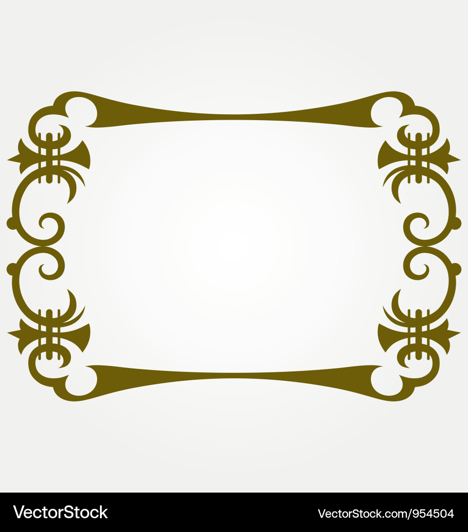 Decorative frames Royalty Free Vector Image - VectorStock