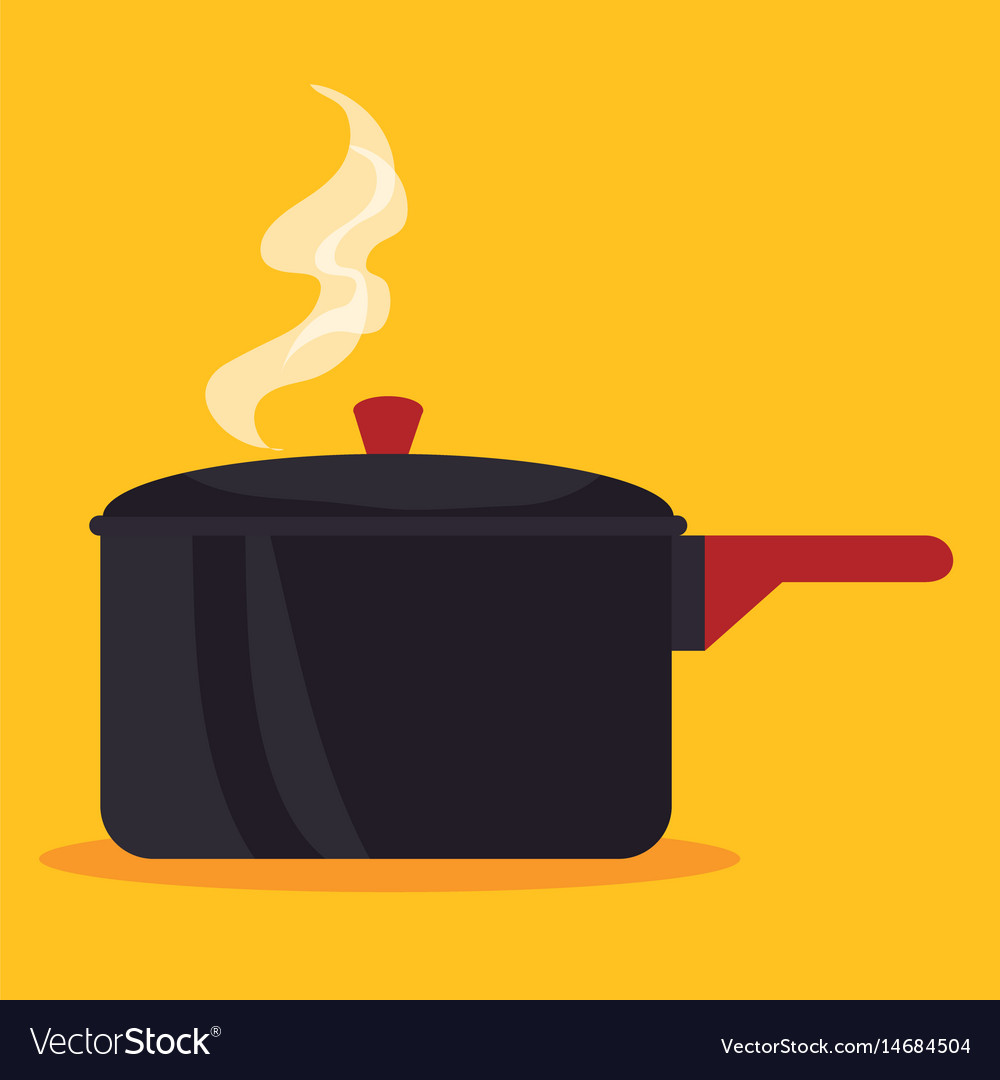 Hot saucepan icon