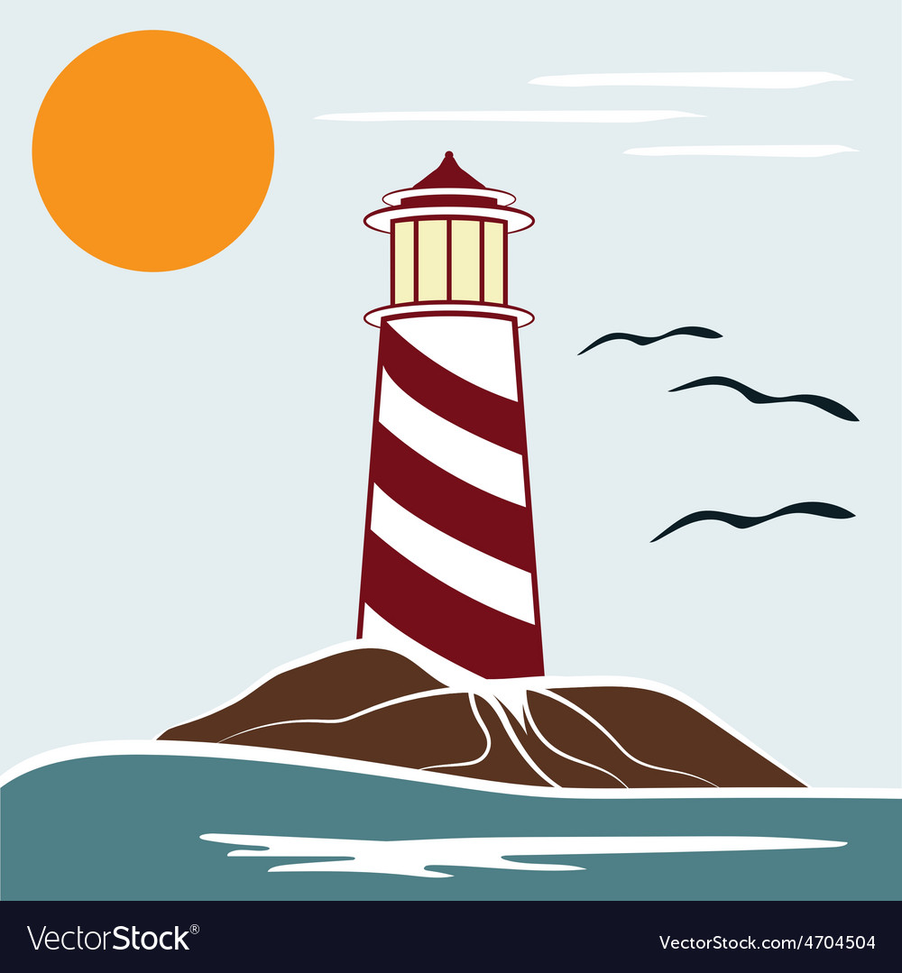 Lighthouse Royalty Free Vector Image - VectorStock