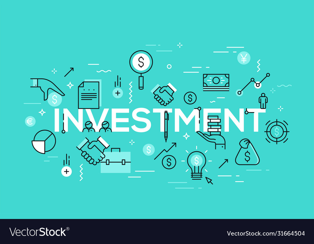 Thin line concept Royalty Free Vector Image - VectorStock