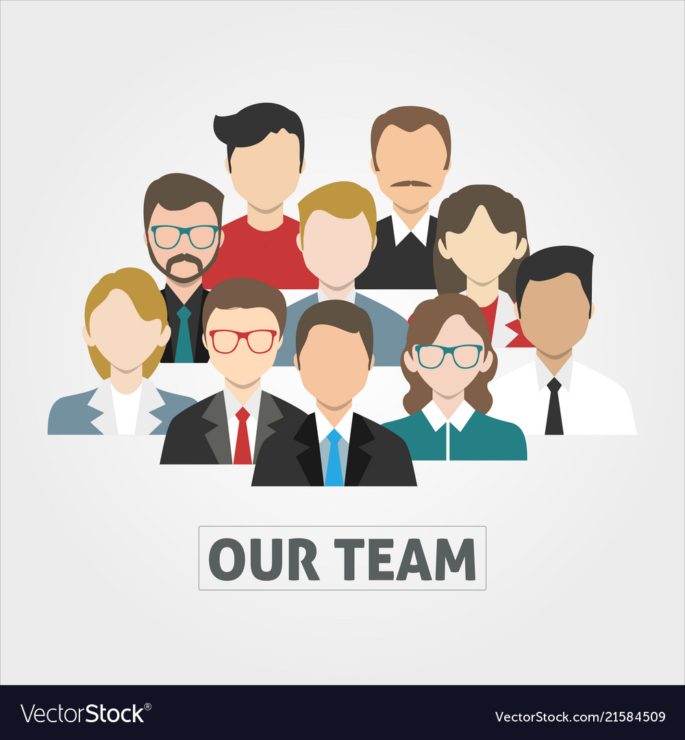 Team avatar icon employee worker profile leader vector image on VectorStock