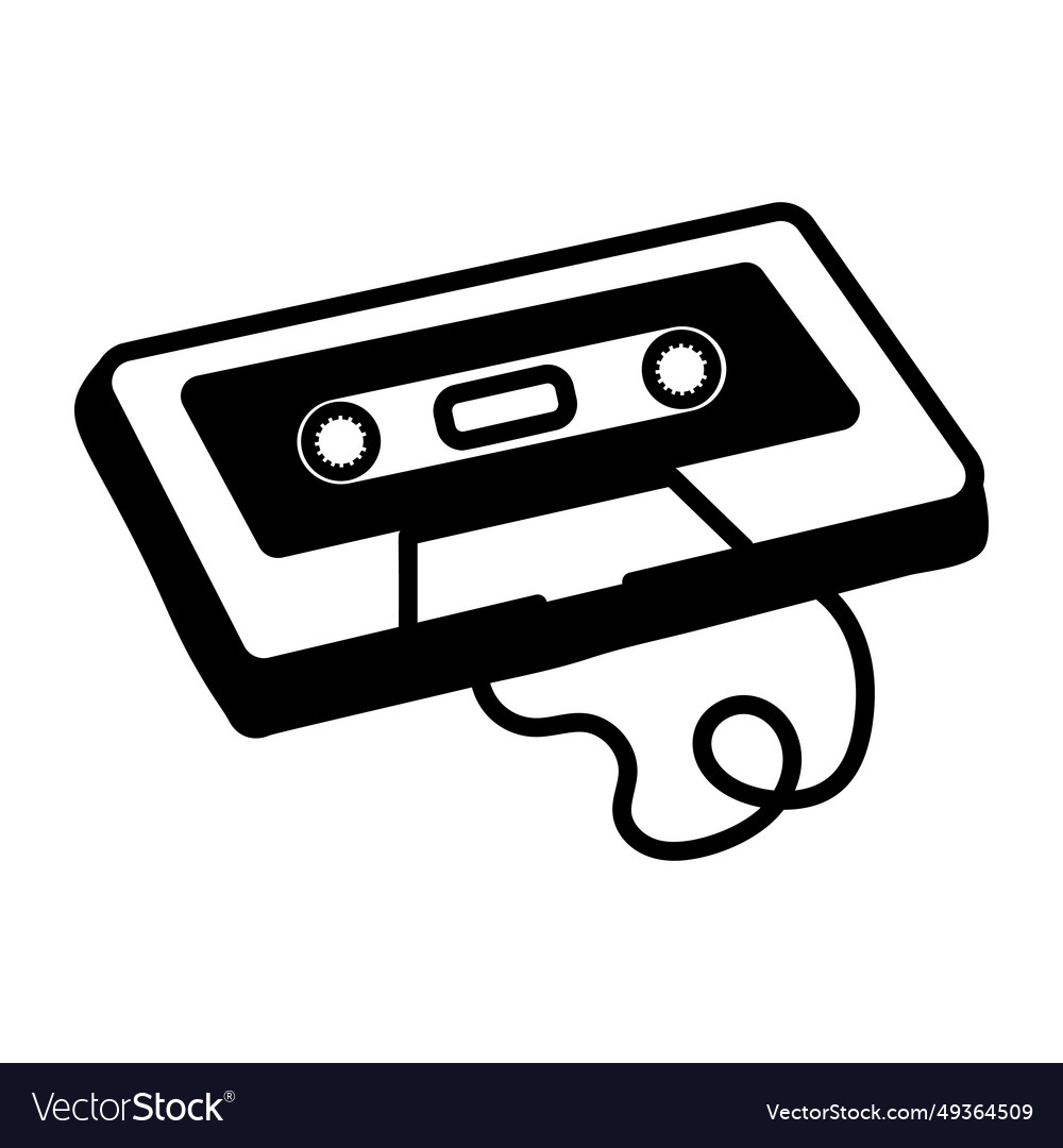 Cassette tape Royalty Free Vector Image - VectorStock