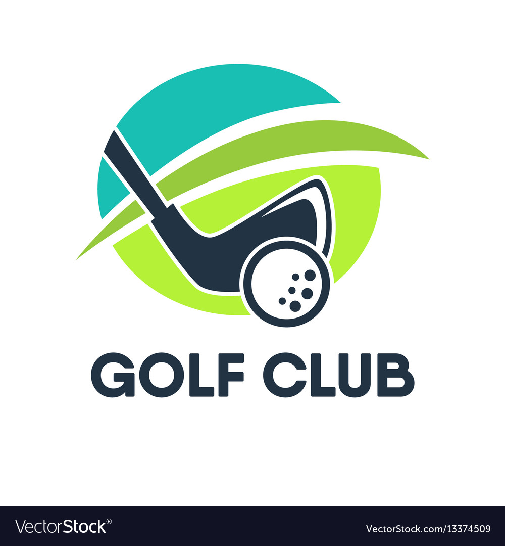 Golf country club logo template or icon for Vector Image