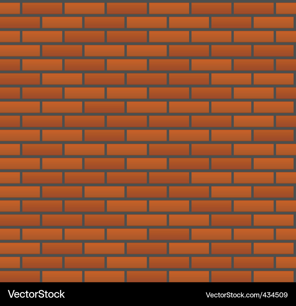 Seamless brick wall Royalty Free Vector Image - VectorStock