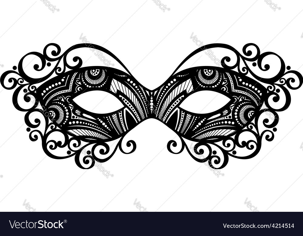 Download Masquerade mask design Royalty Free Vector Image