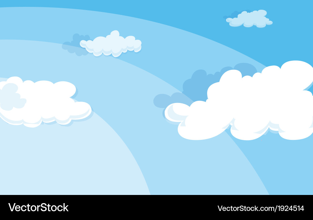 Sky with clouds Royalty Free Vector Image - VectorStock