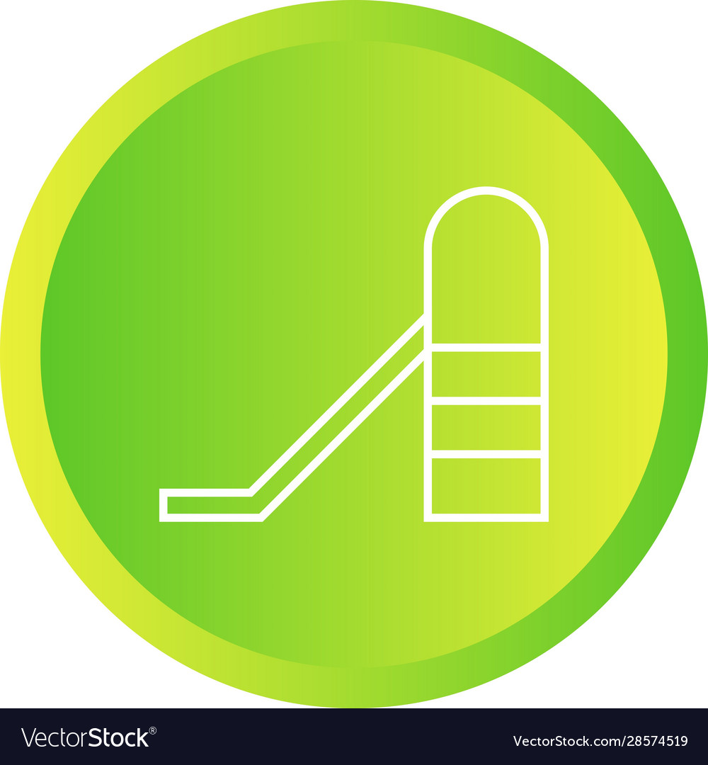 Beautiful sliding line icon
