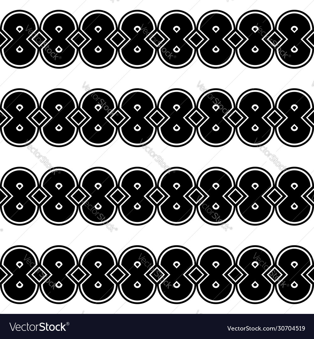 Design seamless zigzag pattern vector image Design seamless zigzag pattern