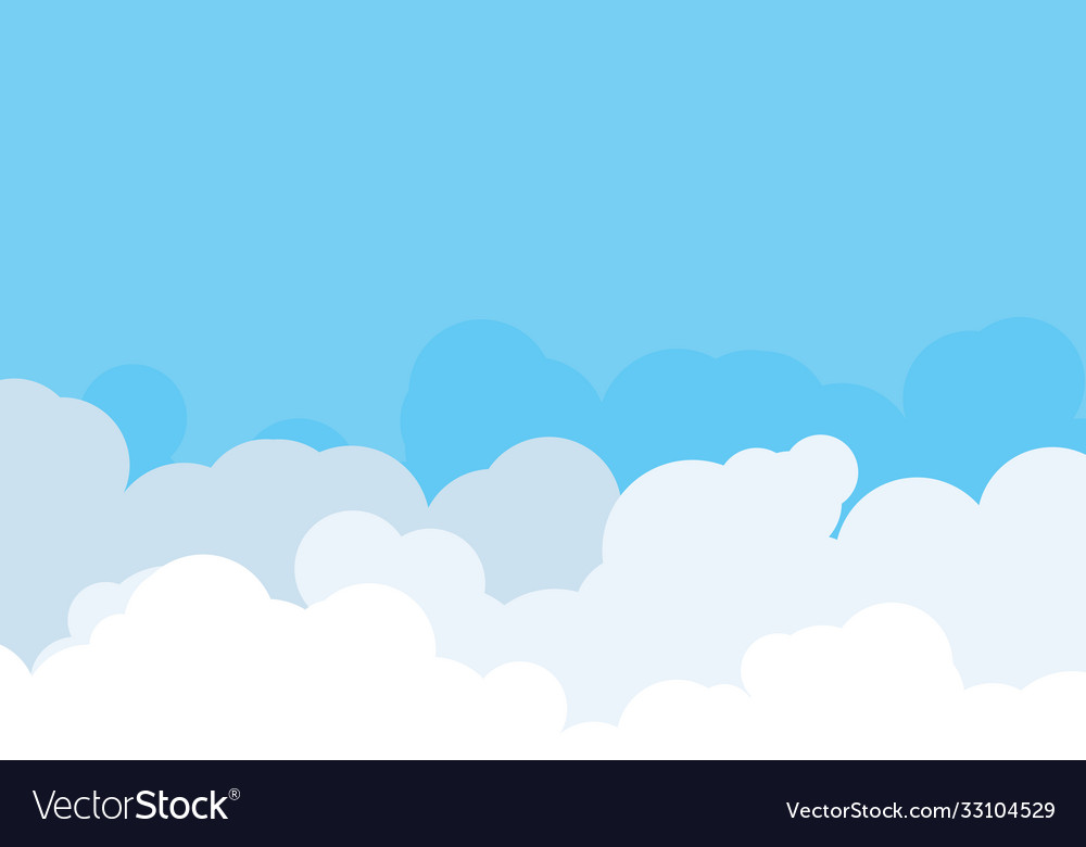 Cloud template design Royalty Free Vector Image