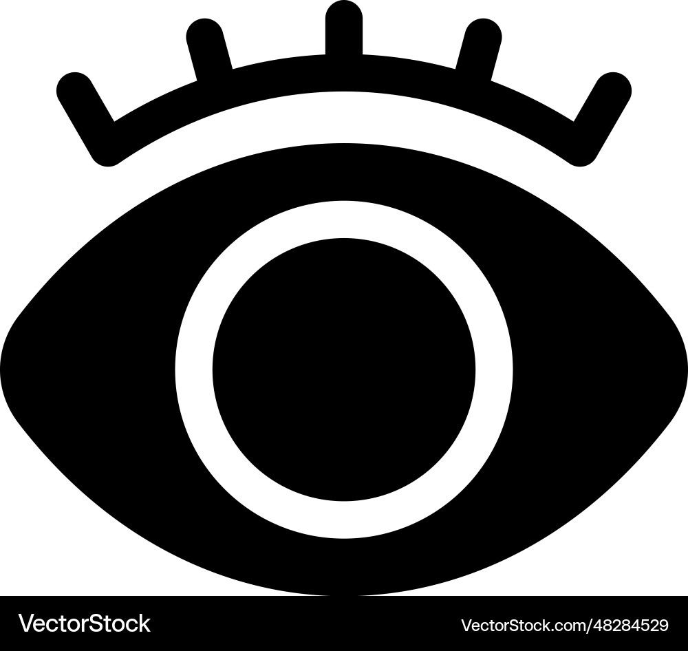 Eye icon Royalty Free Vector Image - VectorStock