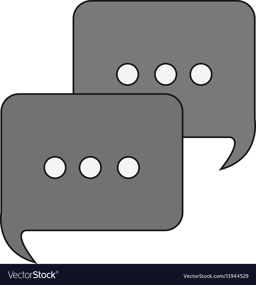 isolated communication bubble design royalty free vector bubbledesign