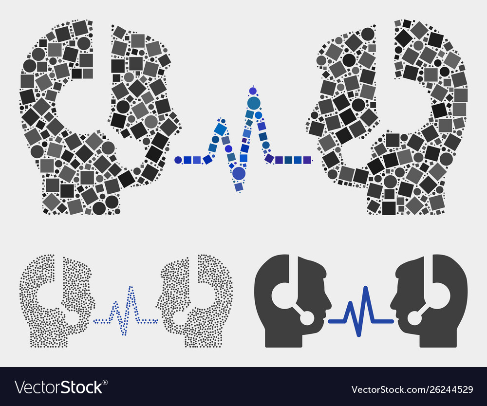 Operator Dialog Signal Icon Collagen Quadrate