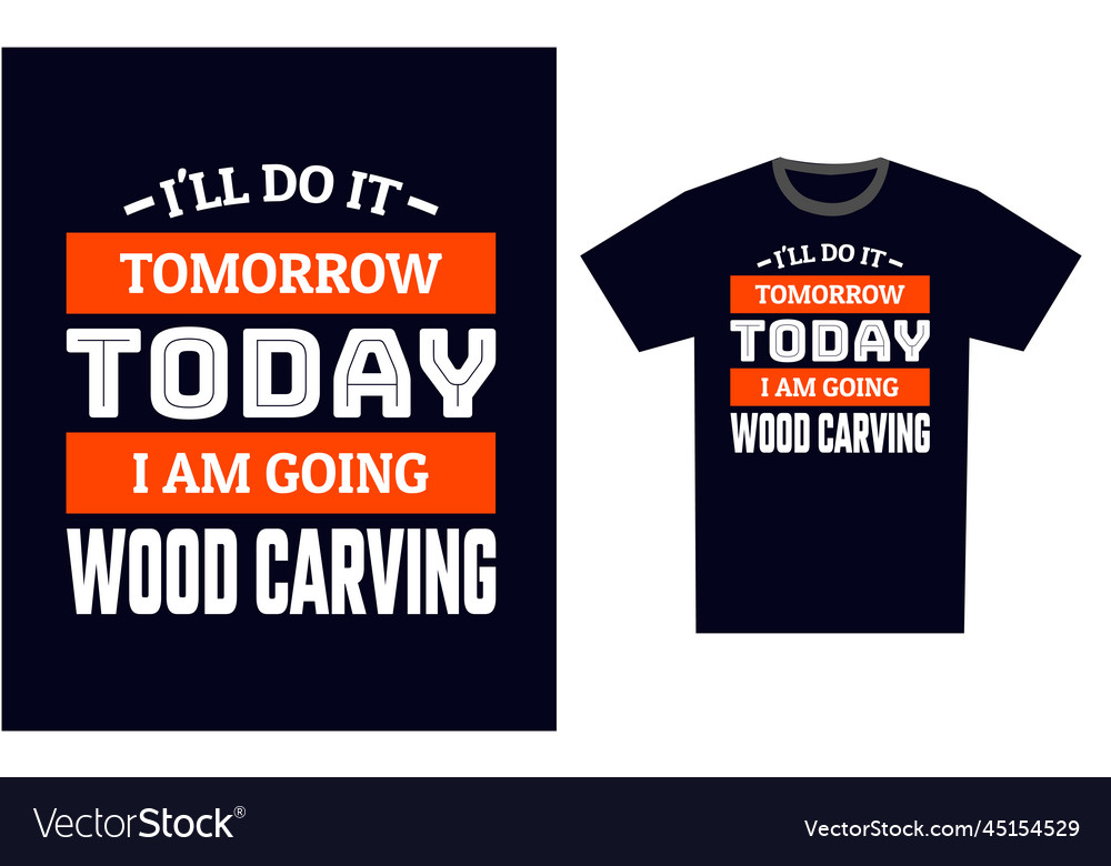 Wood carving t shirt design template