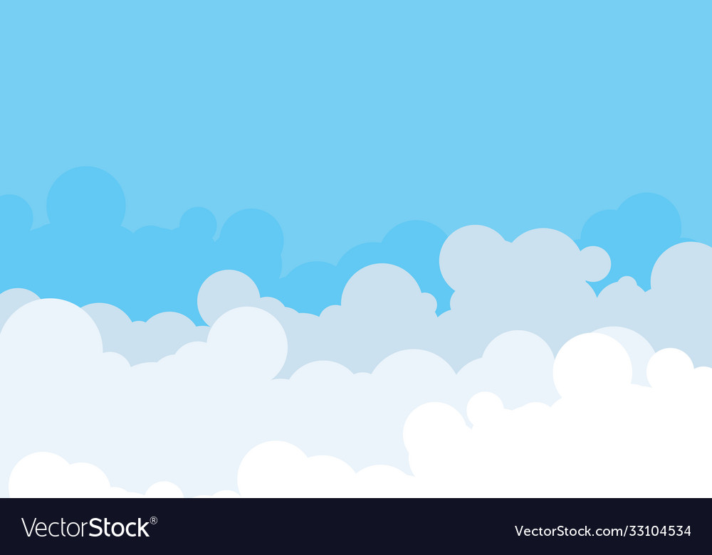 Cloud template design Royalty Free Vector Image