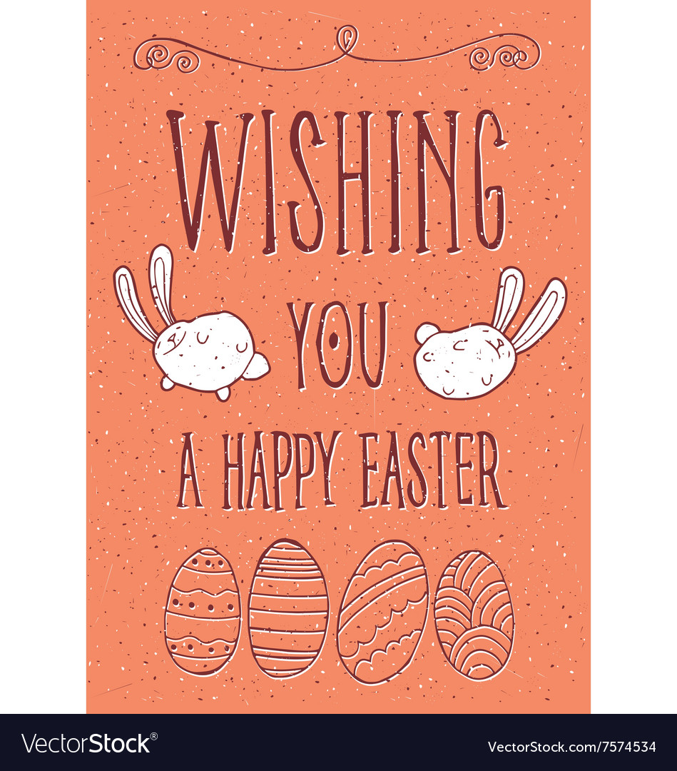 Wishing you a happy easter