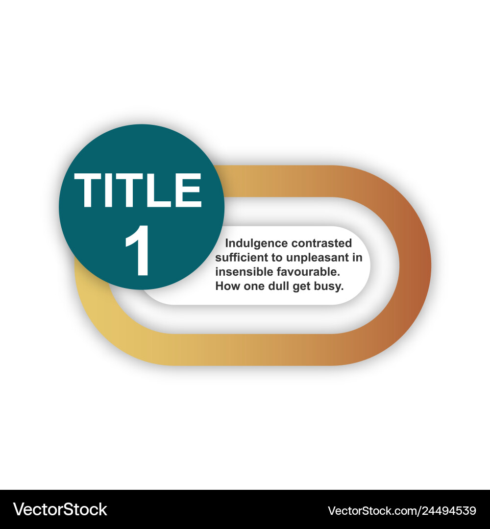 Abstract paper infographic internal and external Vector Image