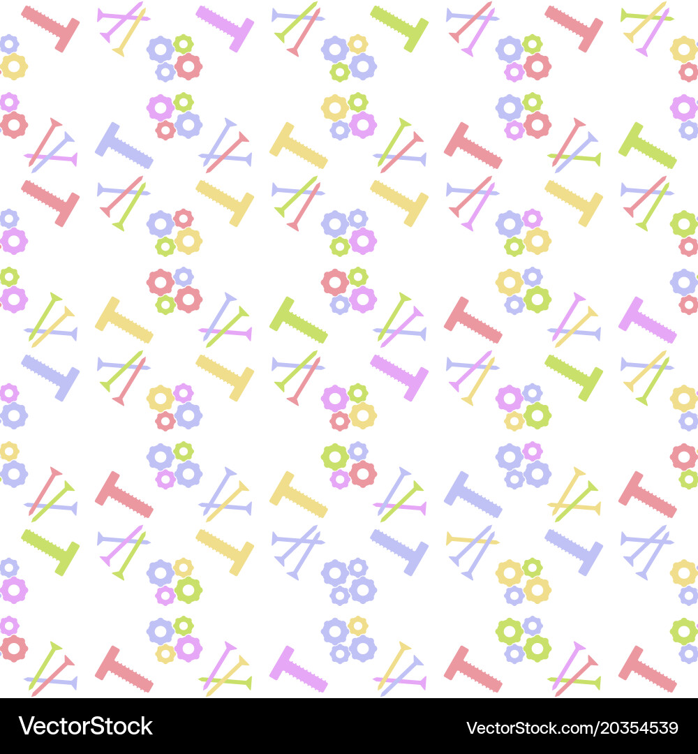 Building seamless pattern Royalty Free Vector Image