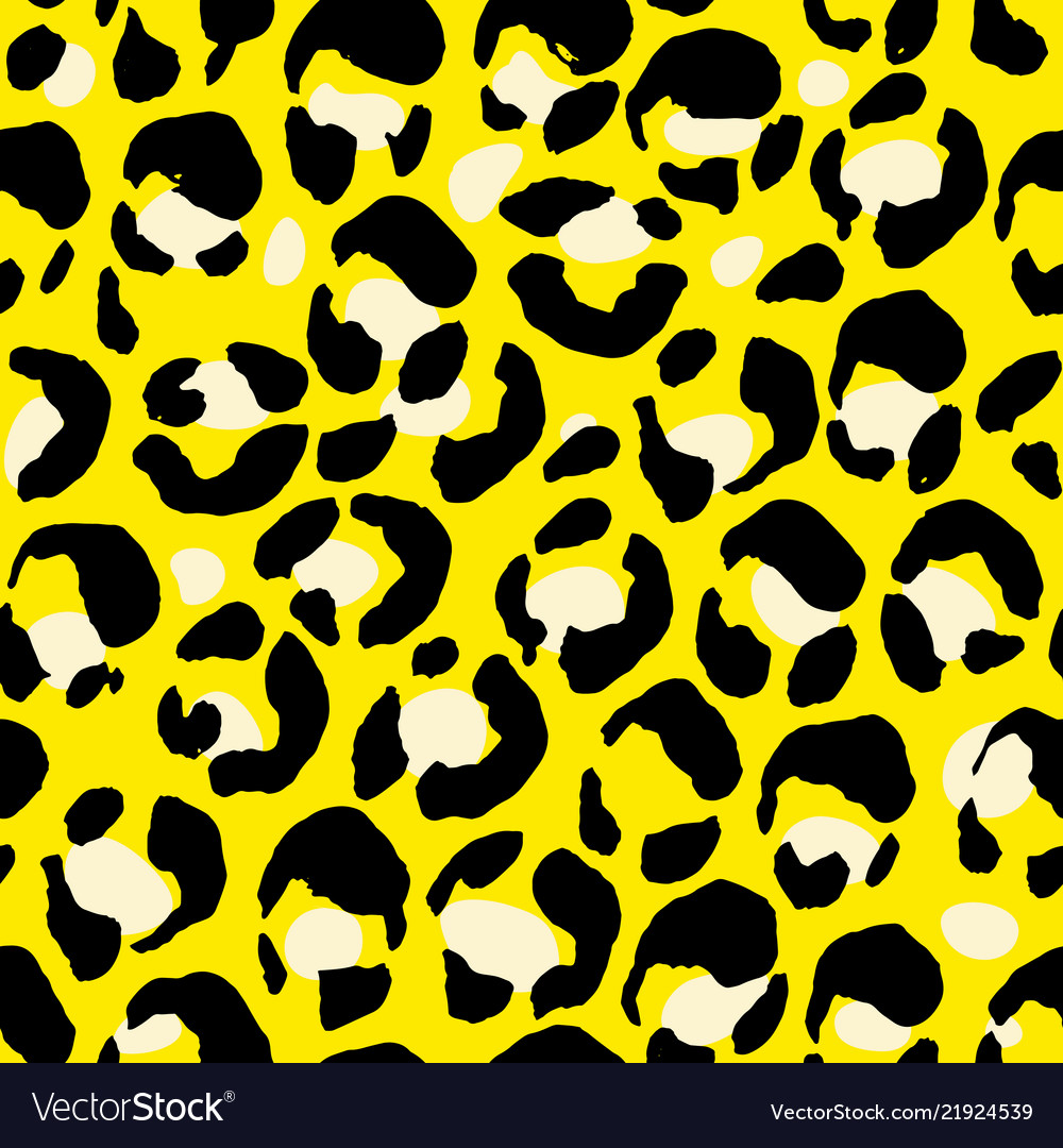 Leopard print seamless pattern
