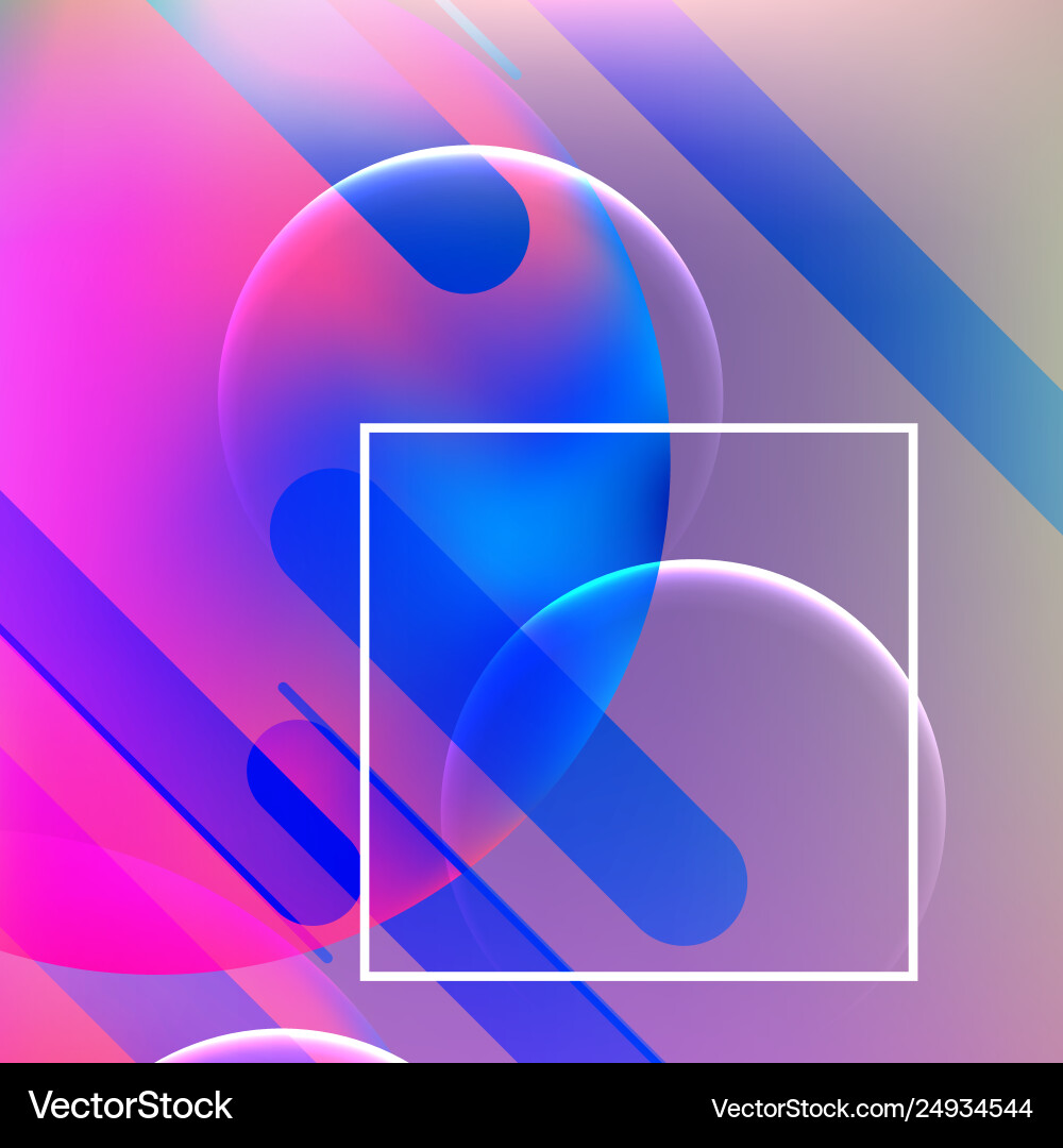 Abstract dynamic geometric background Royalty Free Vector