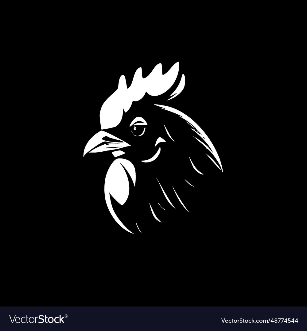 Chicken - minimalist and simple silhouette