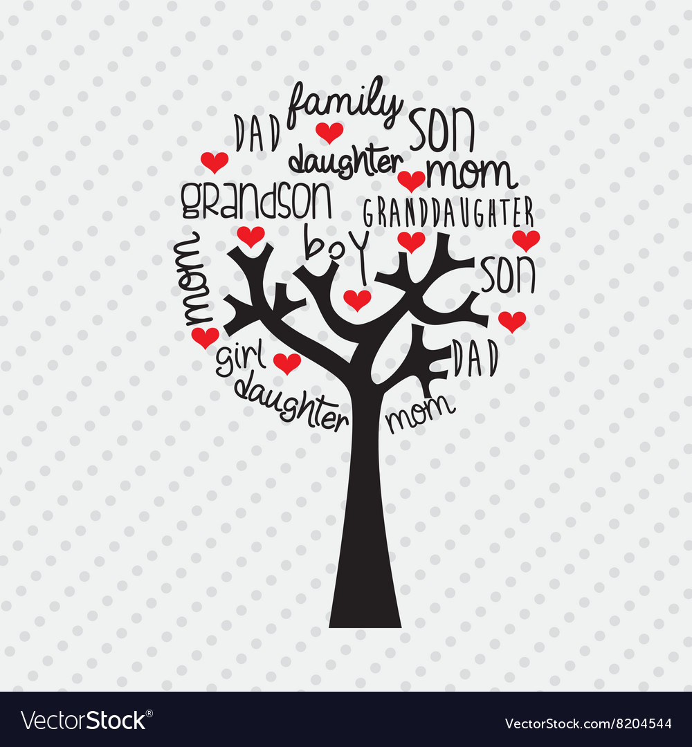 Family members design Royalty Free Vector Image