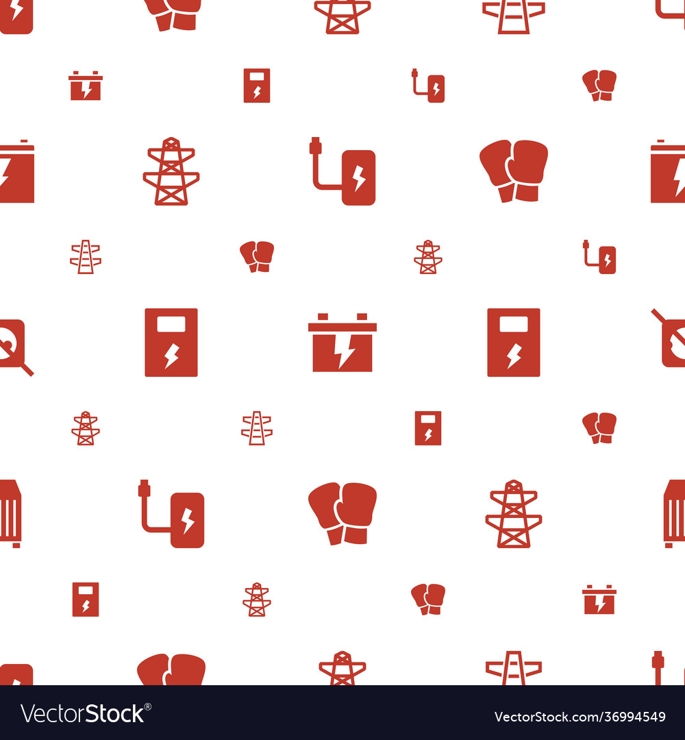 Supply icons pattern seamless white background