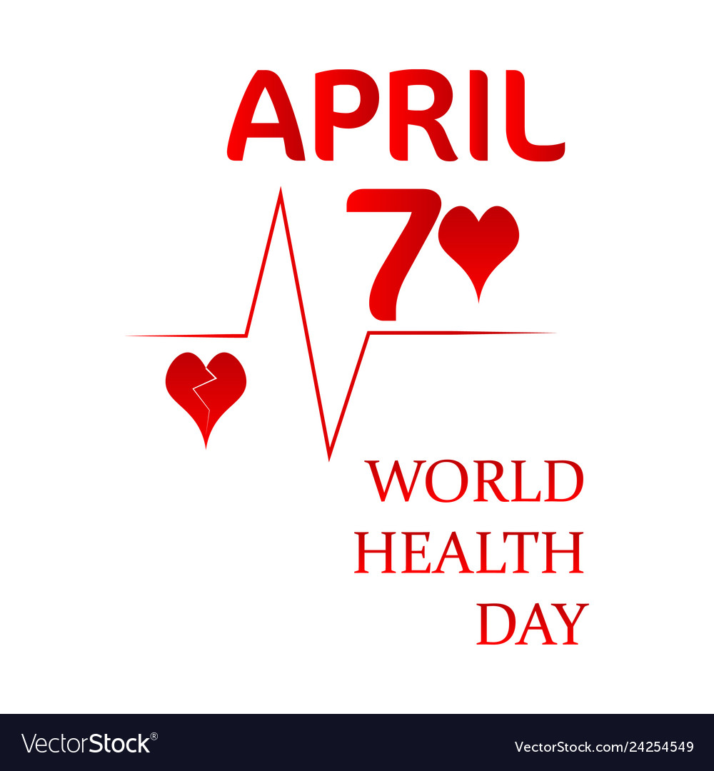 World health day Royalty Free Vector Image - VectorStock