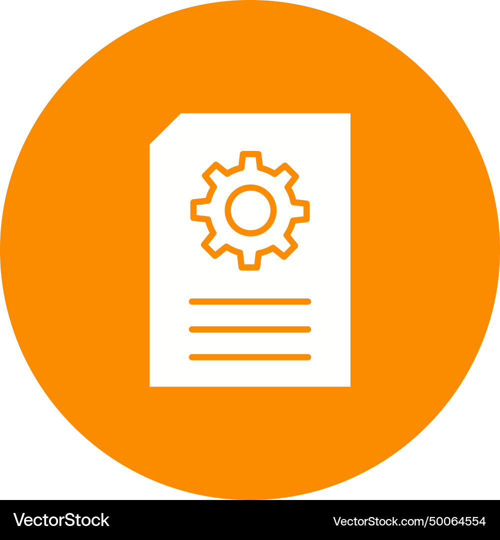 File management icon image Royalty Free Vector Image