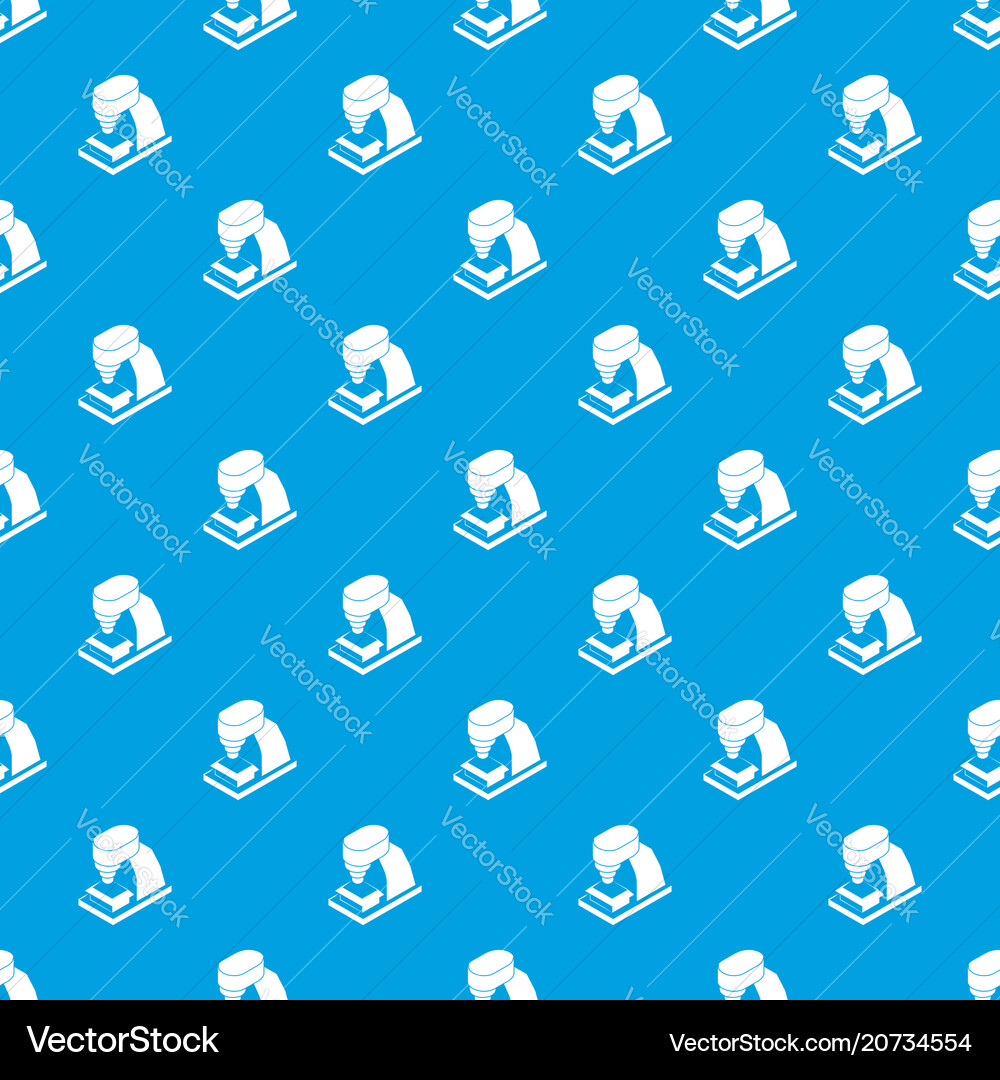 Machine tool pattern seamless blue Royalty Free Vector Image