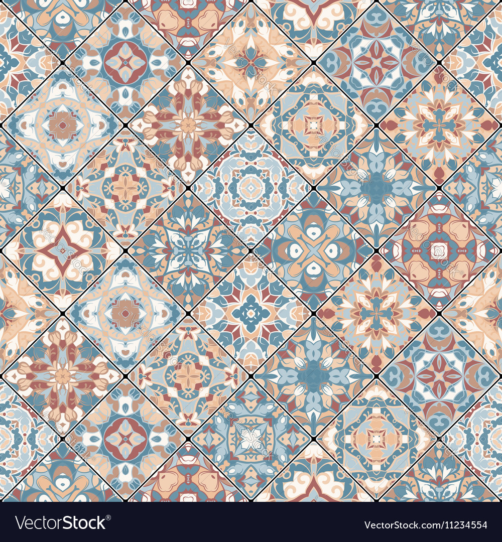 Patchwork abstract patterns