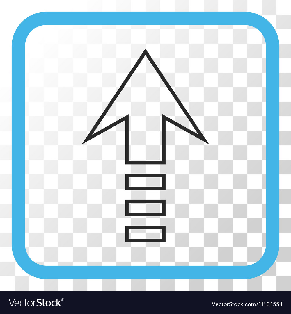 Send up icon in a frame
