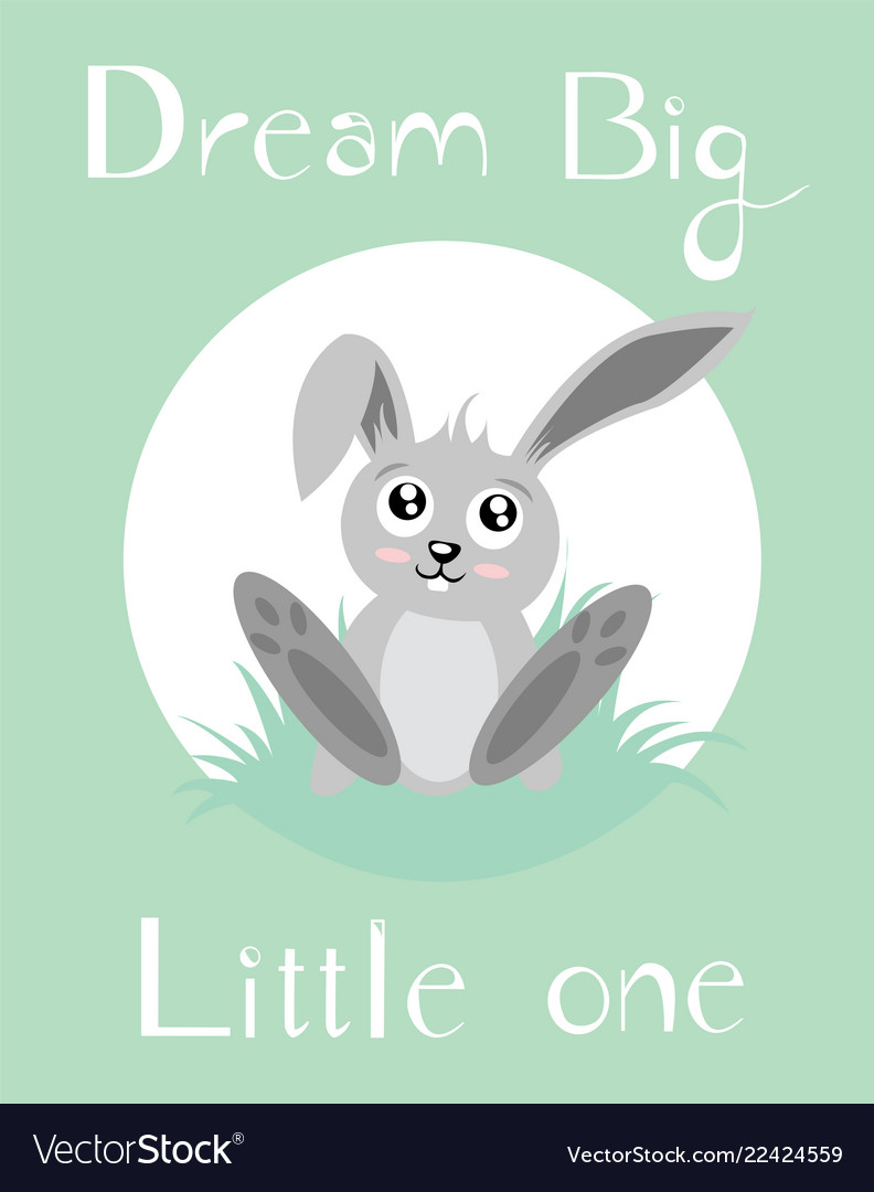 A baby bunny