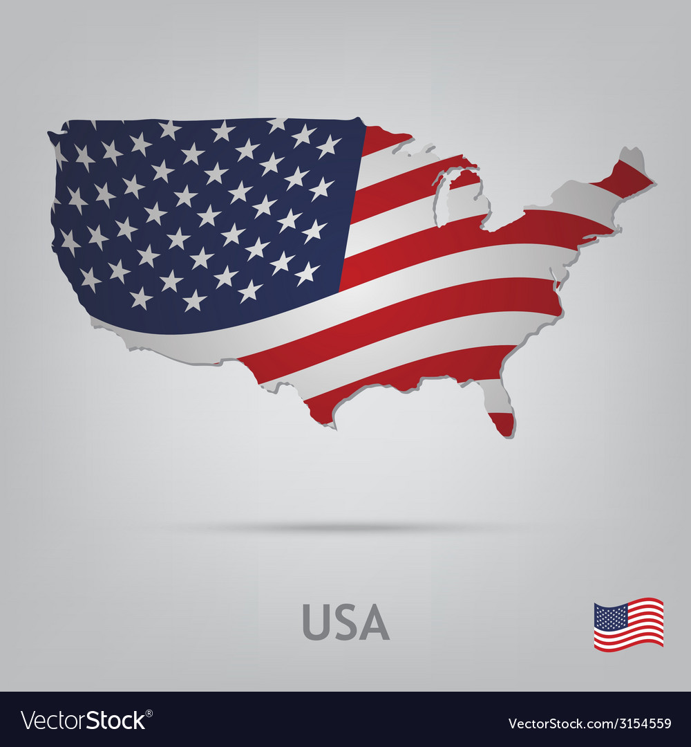 Country usa Royalty Free Vector Image - VectorStock