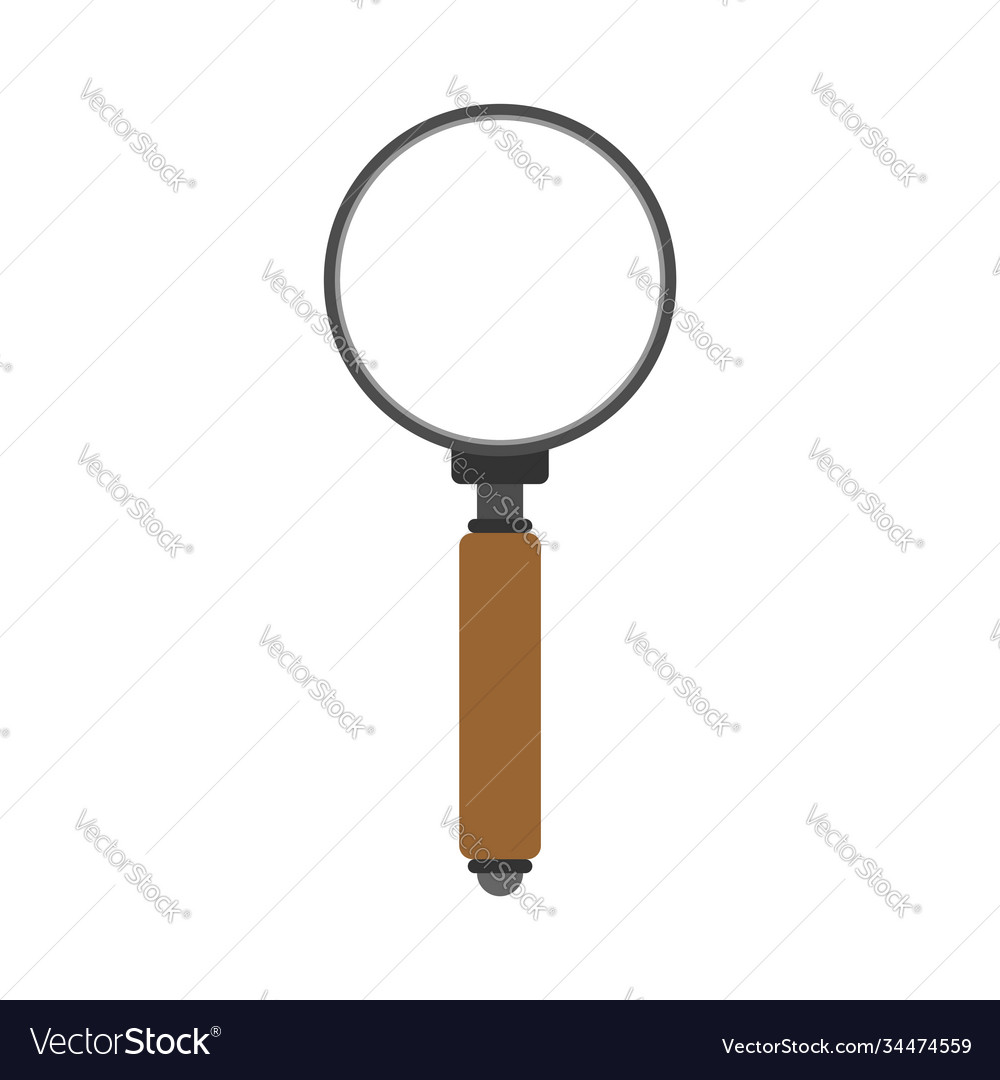 Magnifying glass isolated magnifier