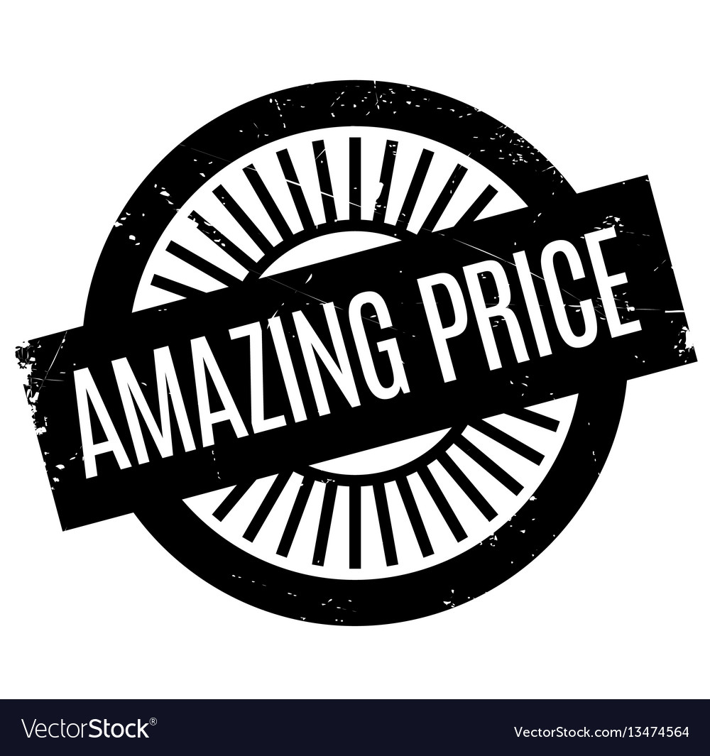 Amazing price rubber stamp Royalty Free Vector Image