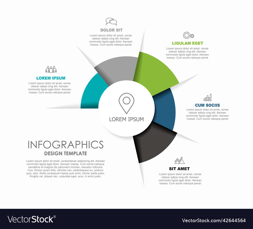 Infographic design template with place for your Vector Image
