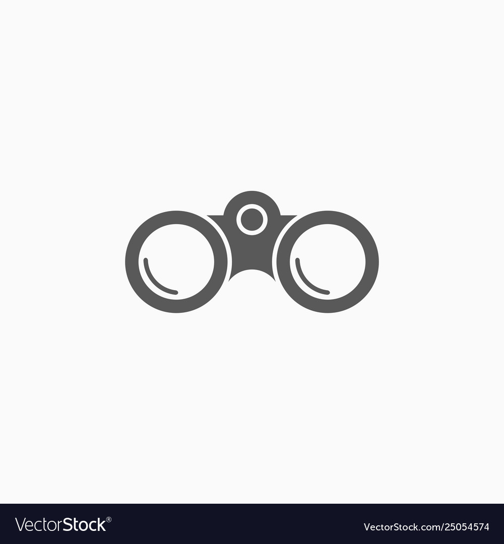 Binoculars icon Royalty Free Vector Image - VectorStock