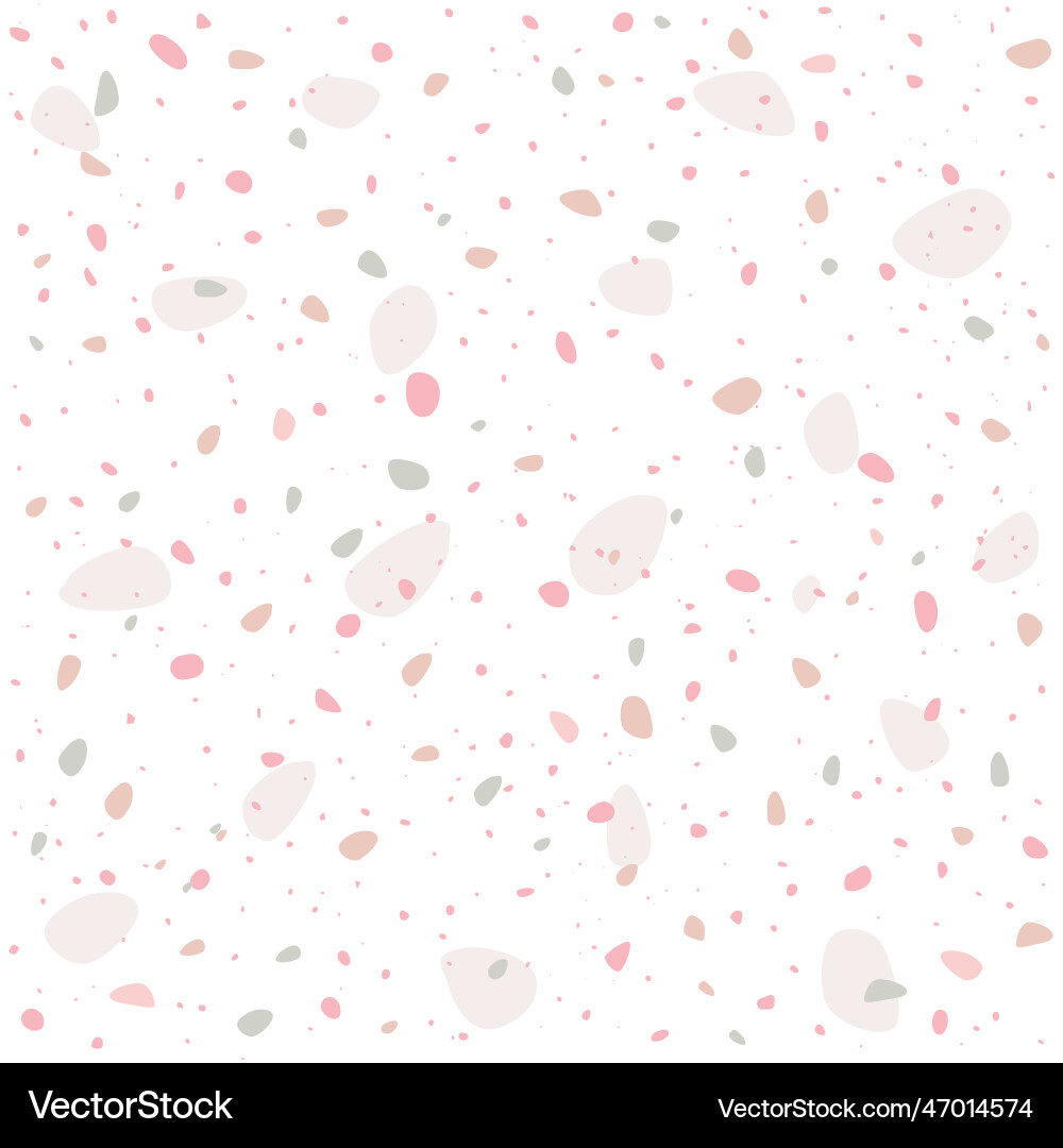 Light terrazzo seamless pattern simple Royalty Free Vector