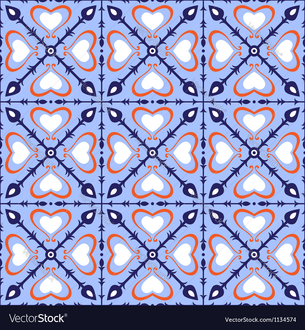 Seamless Arabic Tiles Royalty Free Vector Image Seamless Arabic Tiles Vector Image