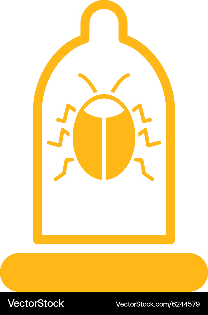 Bug protection icon Royalty Free Vector Image - VectorStock