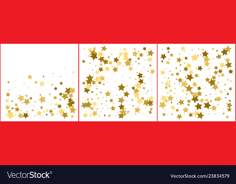 Gold Stars confetti abstrakter Hintergrund mit vielen