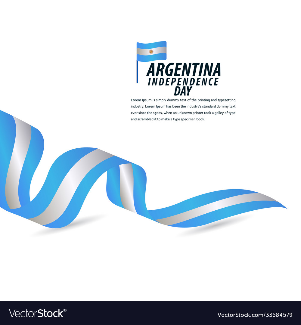 Happy argentina independence day celebration