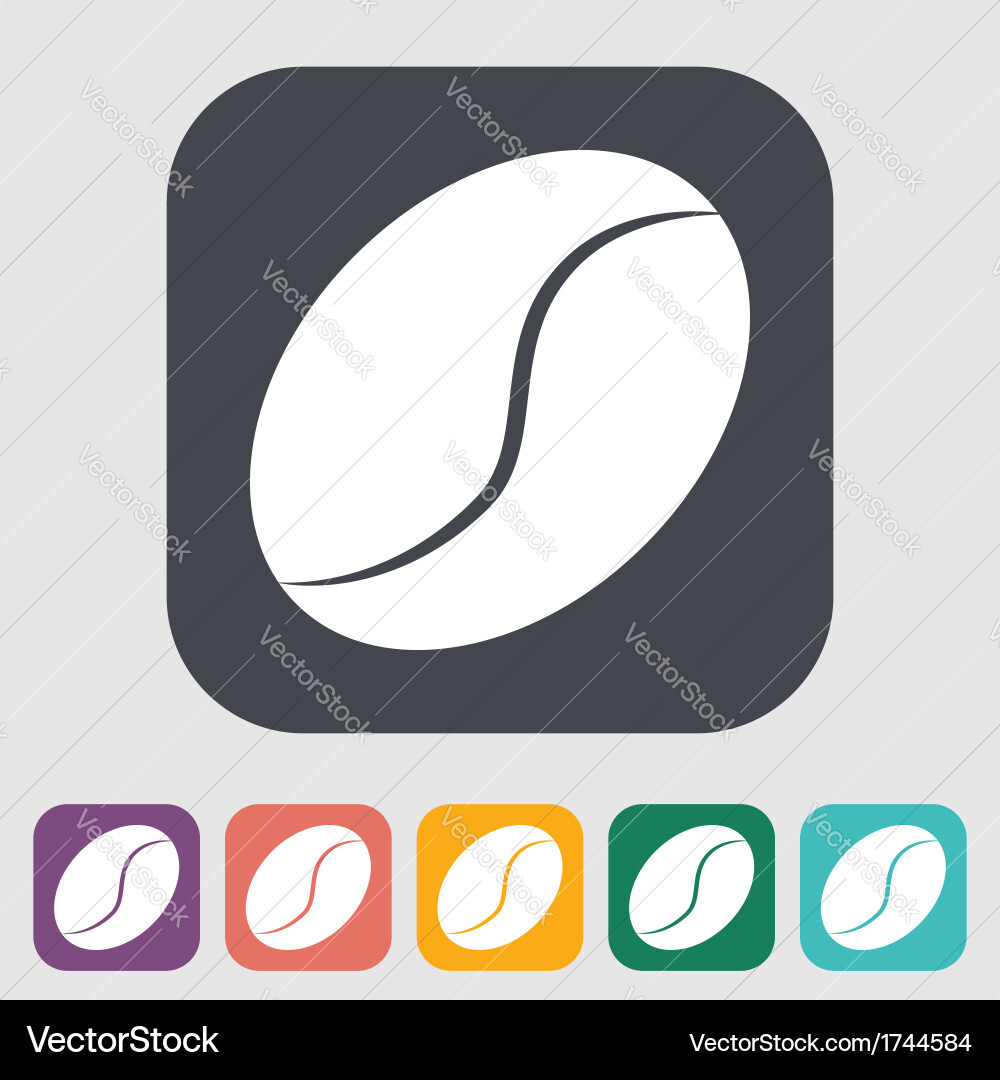 Coffee bean Royalty Free Vector Image - VectorStock