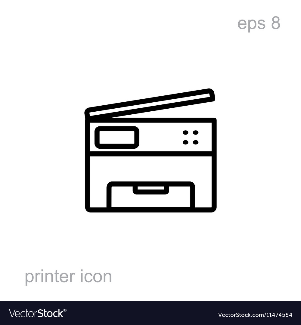 Simple printer icon